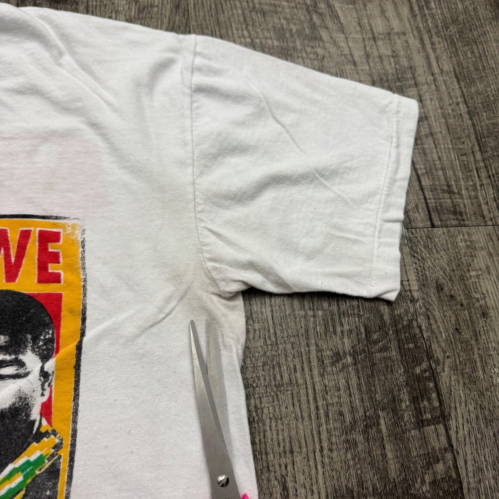 Vintage 1992 Holyfield vs Bowe Boxing T-Shirt Tee Single Stitch 90s - Picture 7 of 7
